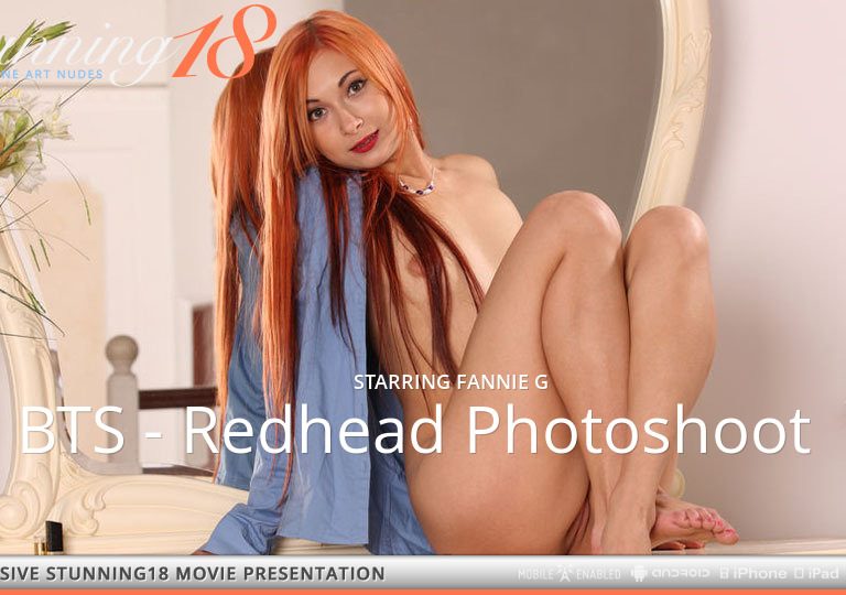 Fannie G – Fanny – BTS – Redhead Photoshoot