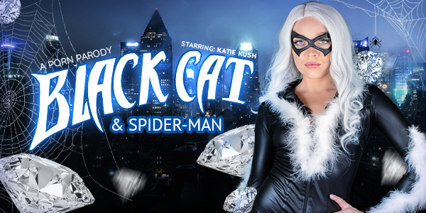 Katie Kush - Black Cat and Spider-Man (A Porn Parody)