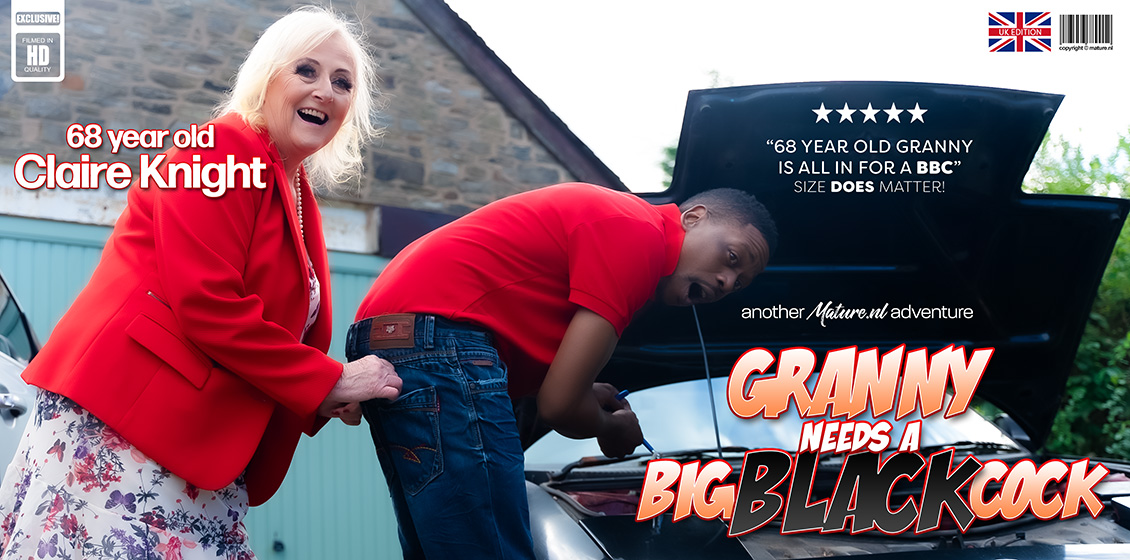 Claire Knight, Mr. Longwood - British Claire Knight is a 68 year old granny who craves a big black cock to fuck her!