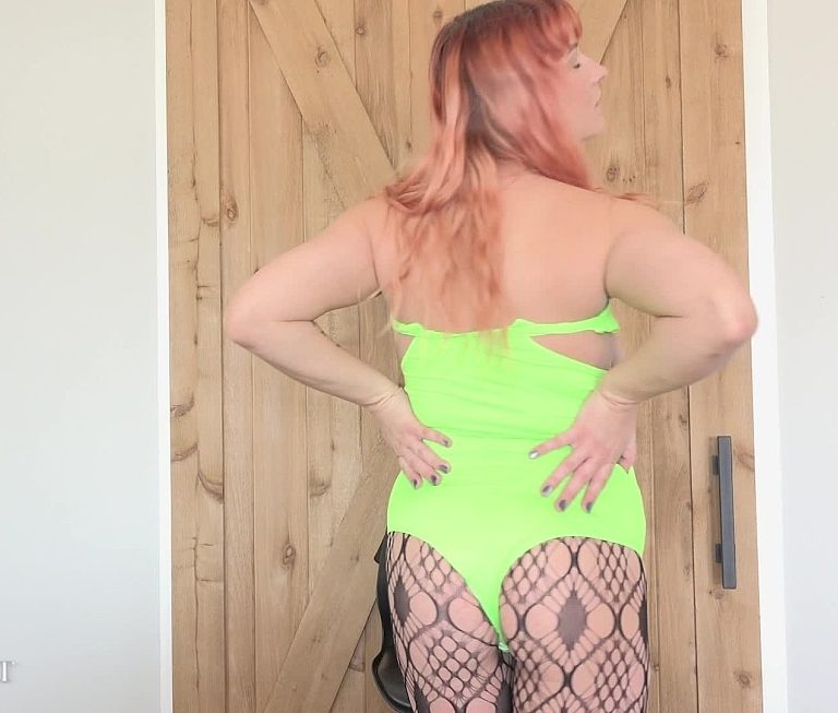 Katy Burke – Katy Burke Takes Off Her Green Top