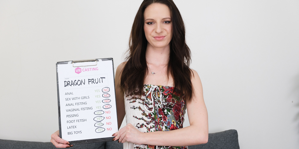 Dragon Fruit - Czech VR Casting 252 - My First VR Experience